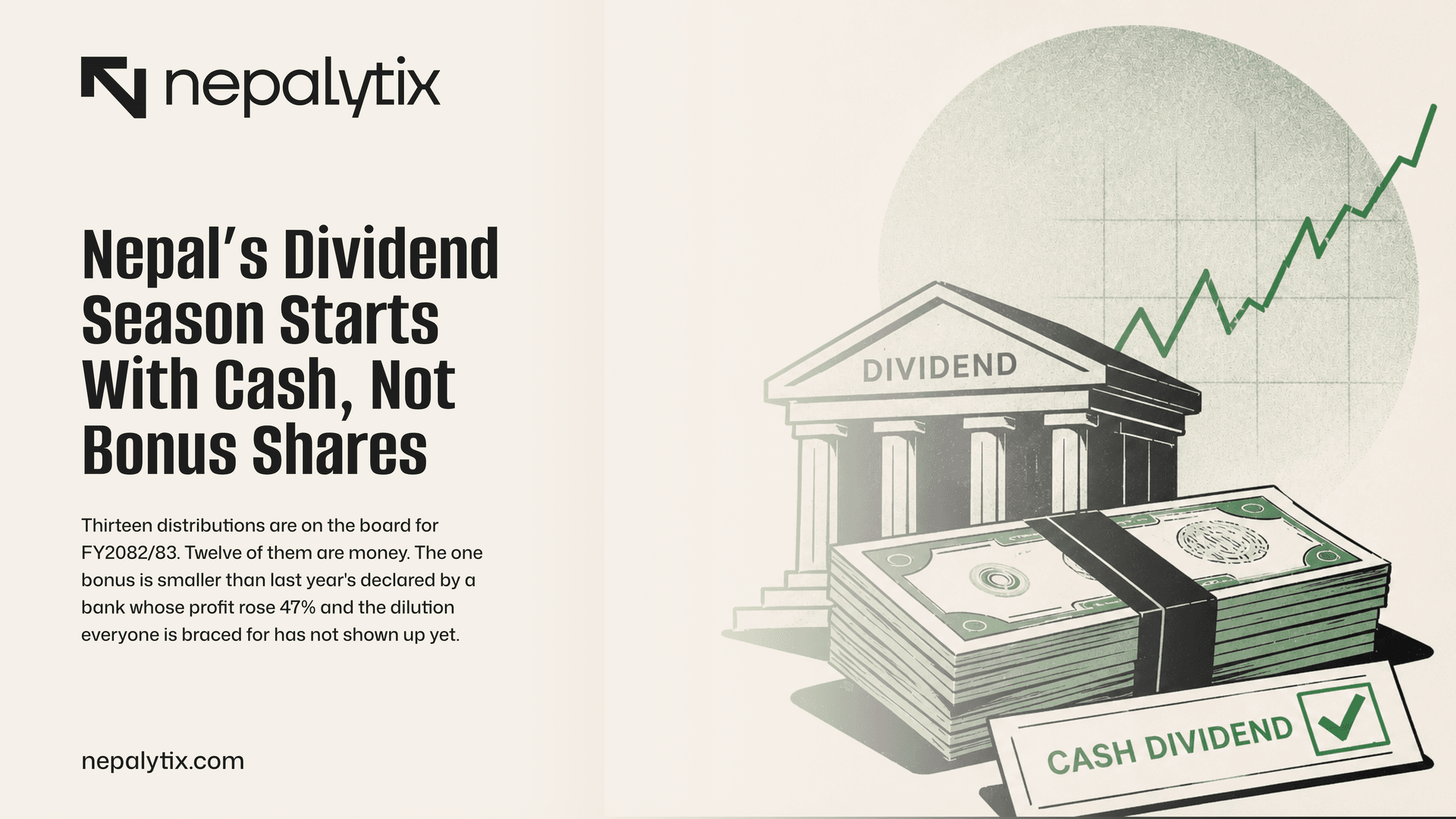 Nepal’s Dividend Season Starts With Cash Not Bonus Shares