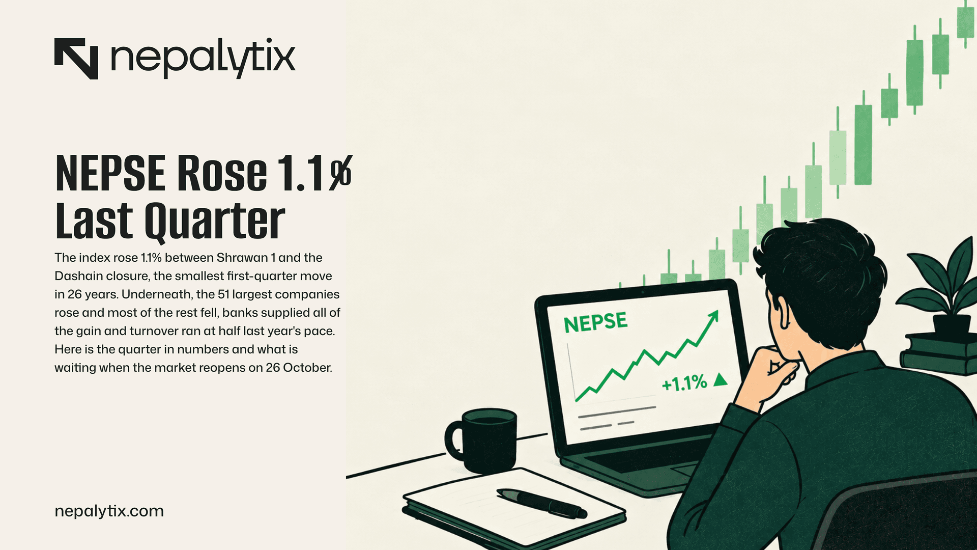 NEPSE Rose 1.1% Last Quarter: FY 2083/84 Q1 Review