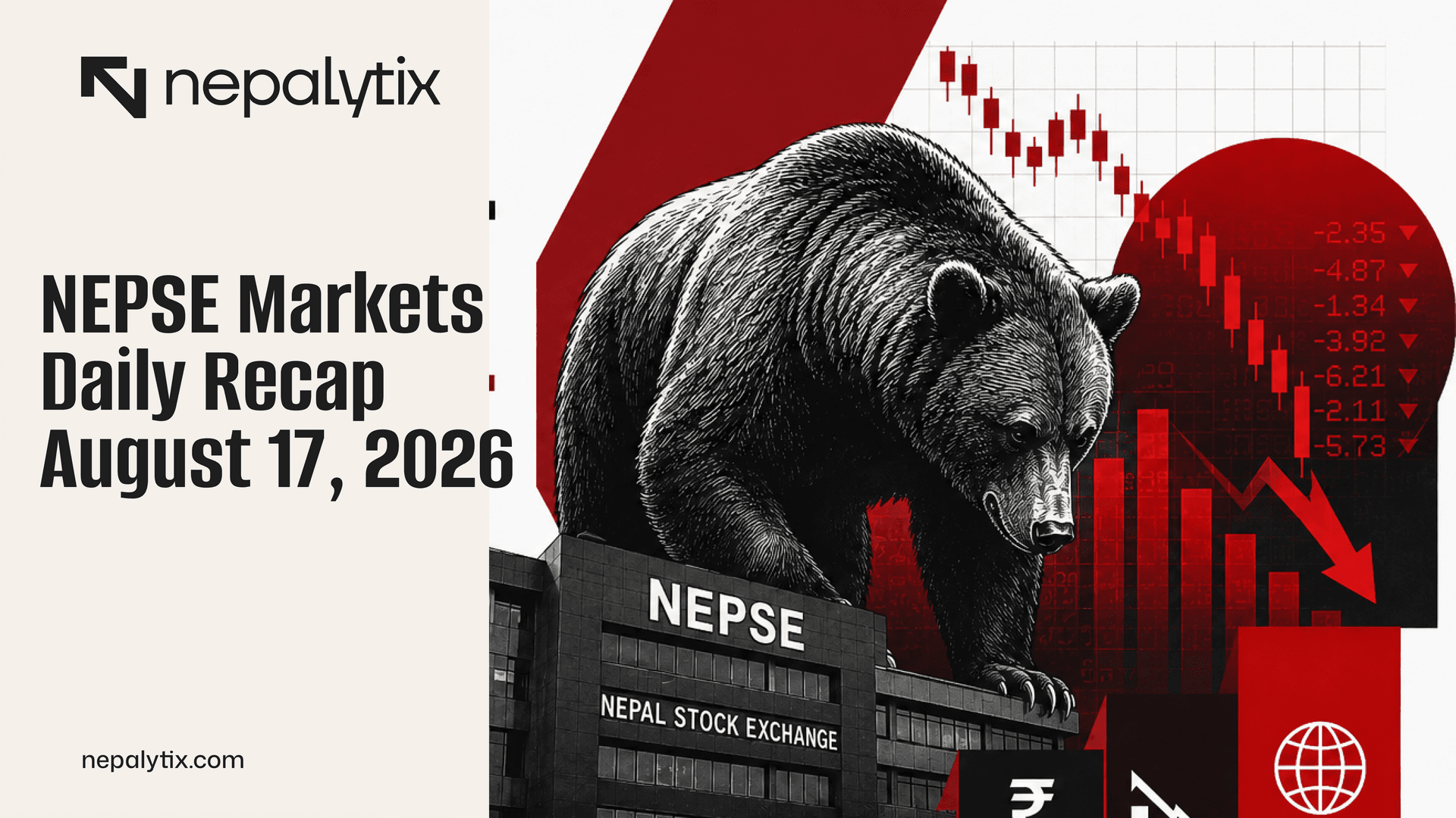NEPSE Markets Daily Recap August 17, 2026: