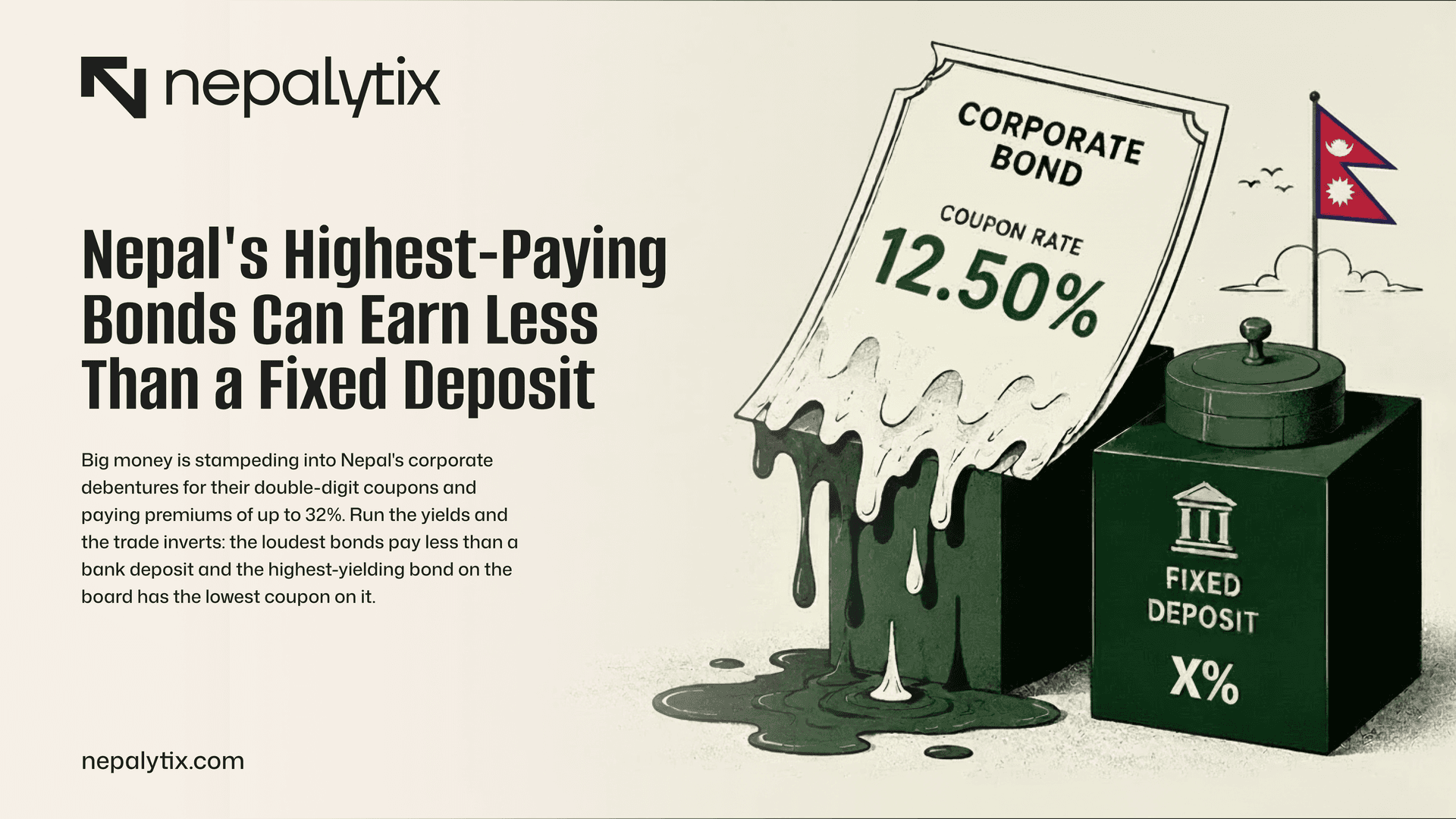 Nepal's Highest-Paying Bonds Can Earn Less Than a Fixed Deposit