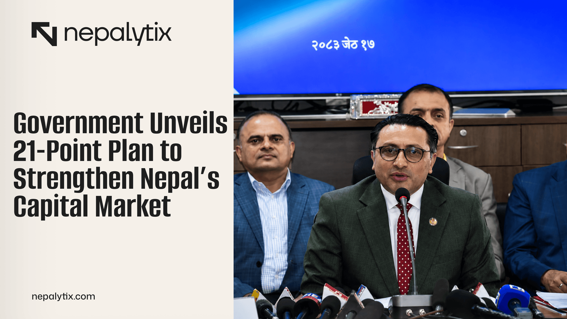 Government Unveils 21-Point Plan to Strengthen Nepal’s Capital Market