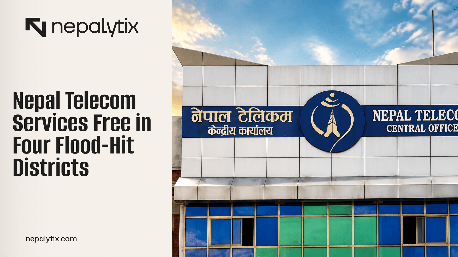 Nepal Telecom Services Free in Four Flood-Hit Districts
