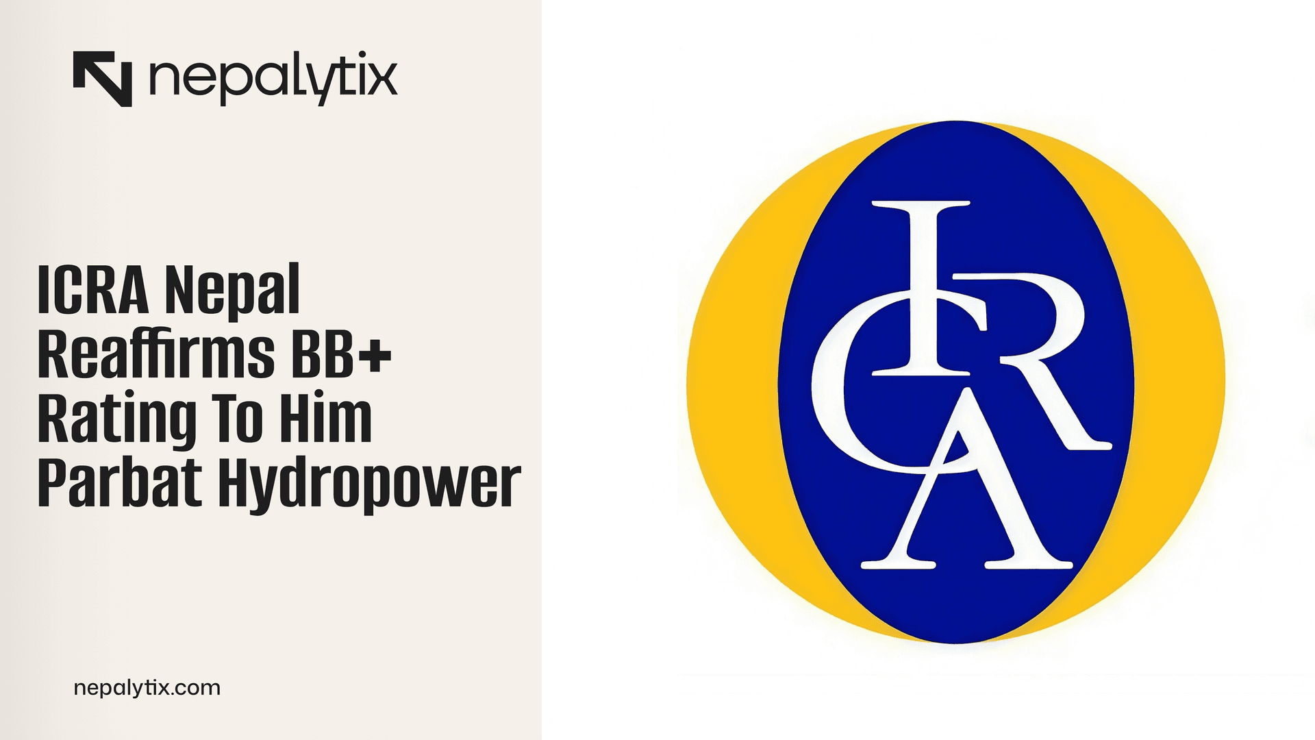 ICRA Nepal Reaffirms BB+ Rating