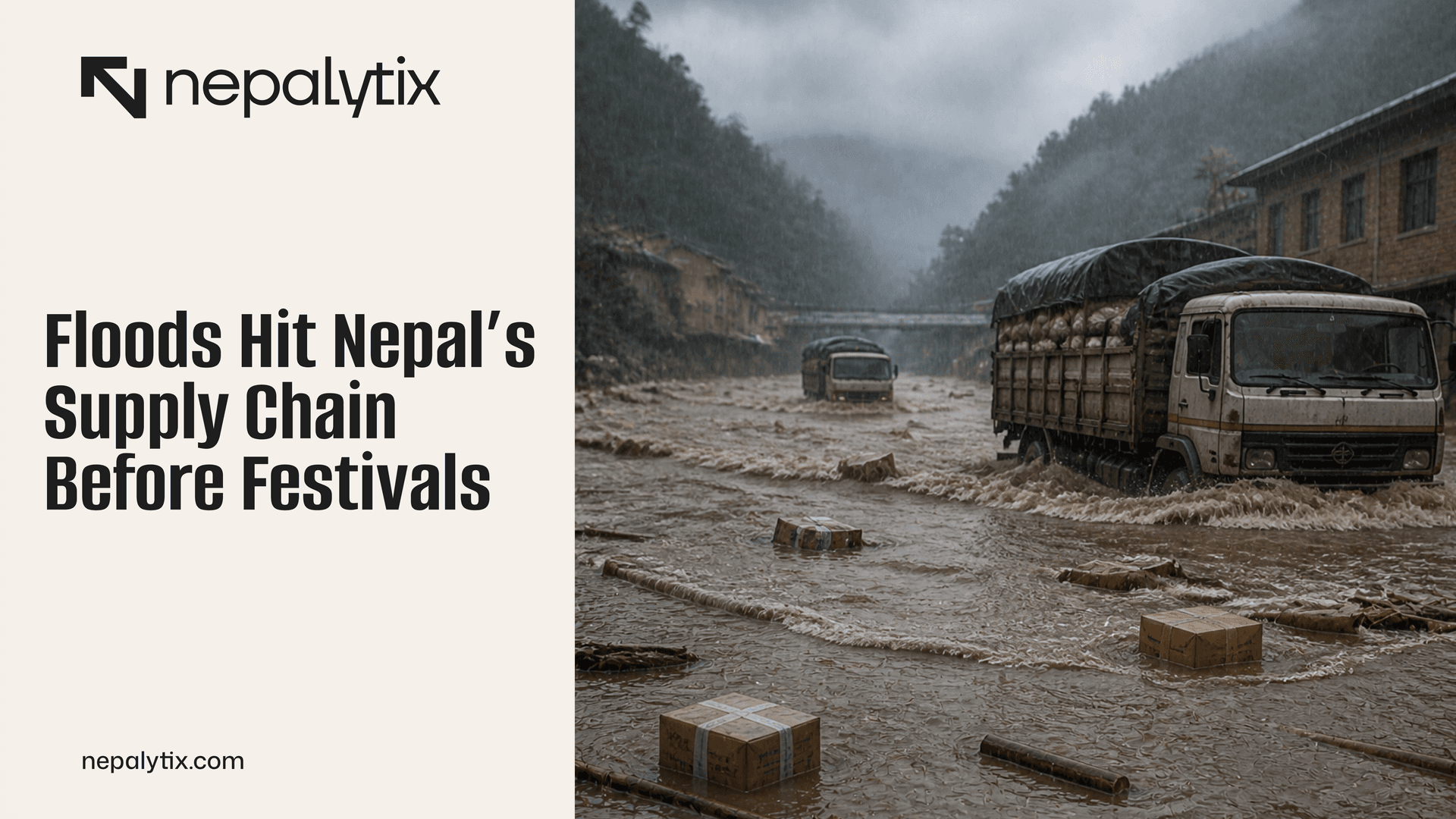 Floods Hit Nepal’s Supply Chain Before Festivals