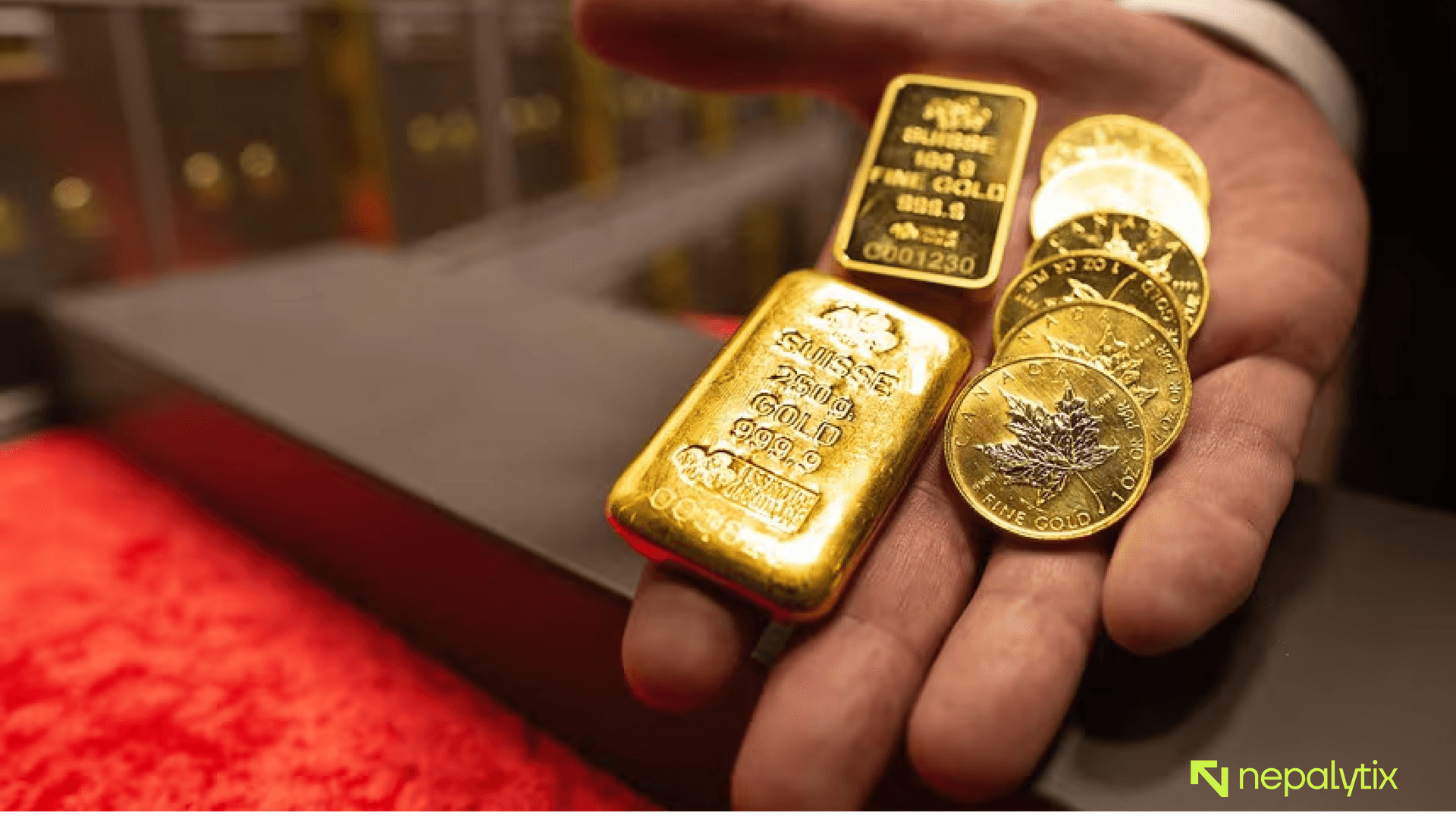 Price of gold Surge Sharply in Nepal, Jumping by Rs. 20,500 Per Tola in a Single Day