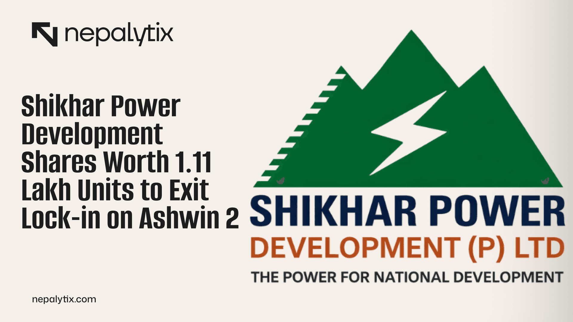 Shikhar Power Development Shares Worth 1.11 Lakh Units to Exit Lock-in on Ashwin 2