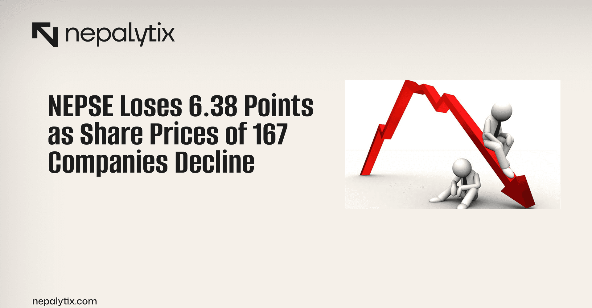NEPSE Loses 6.38 Points as Share Prices of 167 Companies Decline