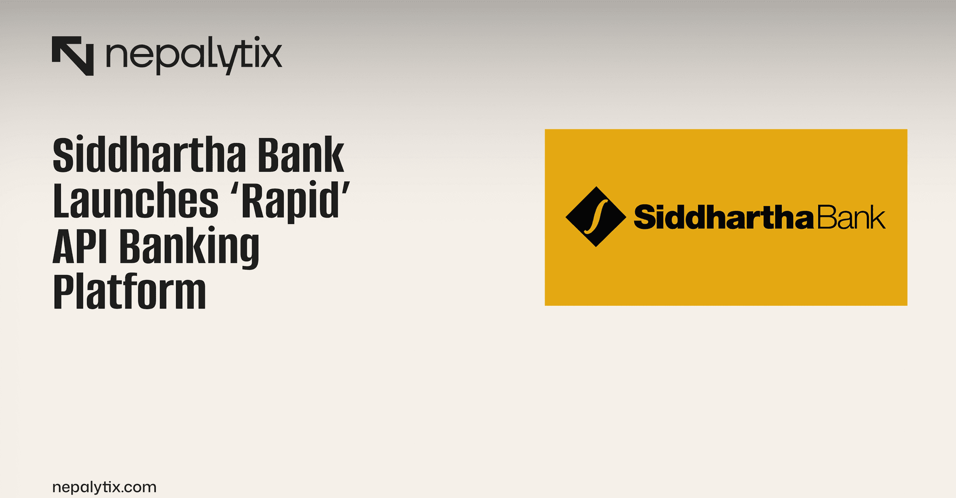Siddhartha Bank Launches ‘Rapid’ API Banking Platform