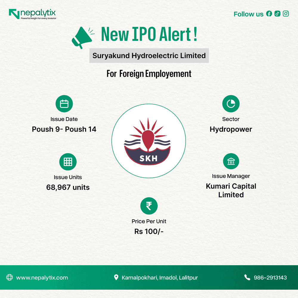 Suryakund Hydro Opens IPO for Locals and Foreign-Employed Nepalis