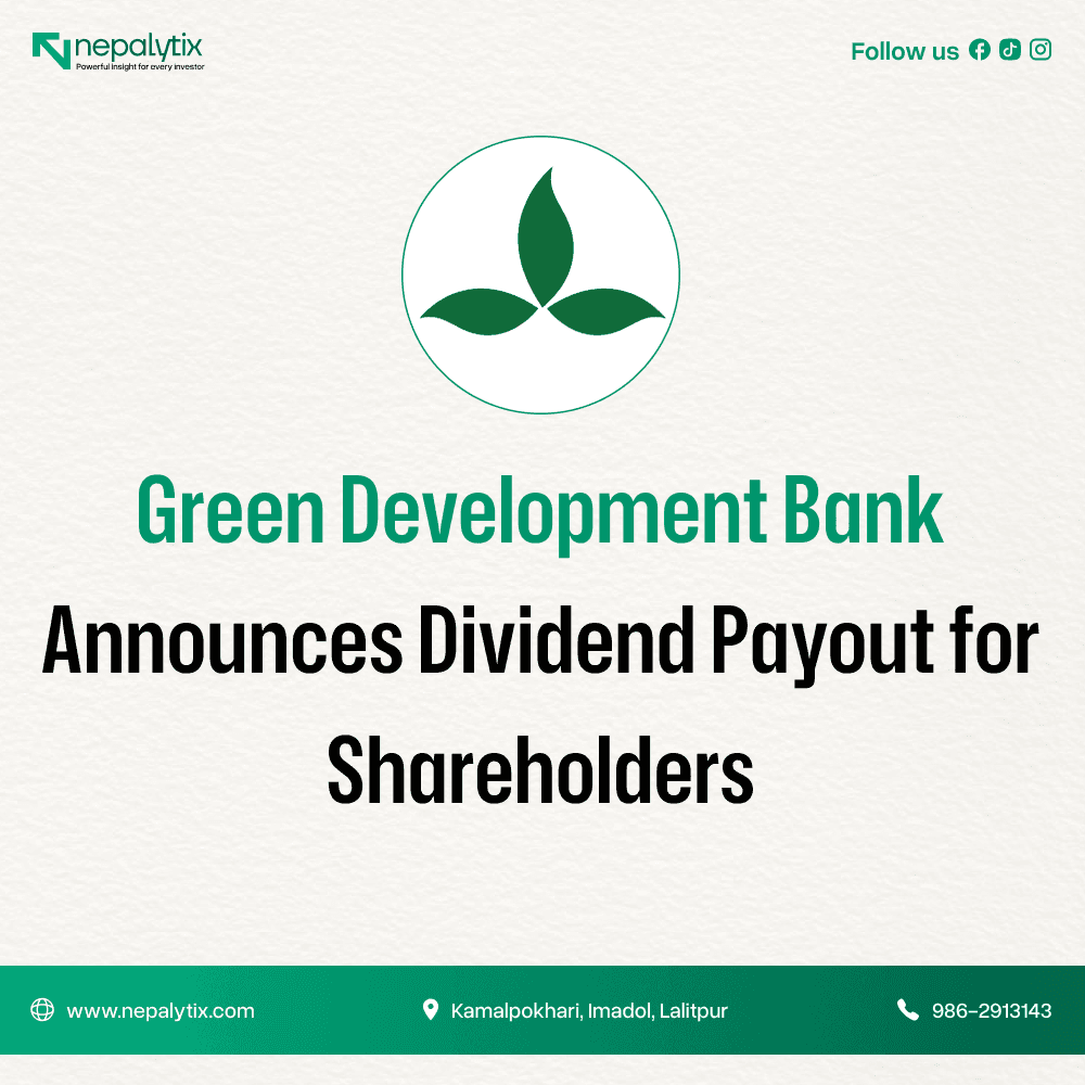 Green Development Bank Announces Dividend Payout for Shareholders