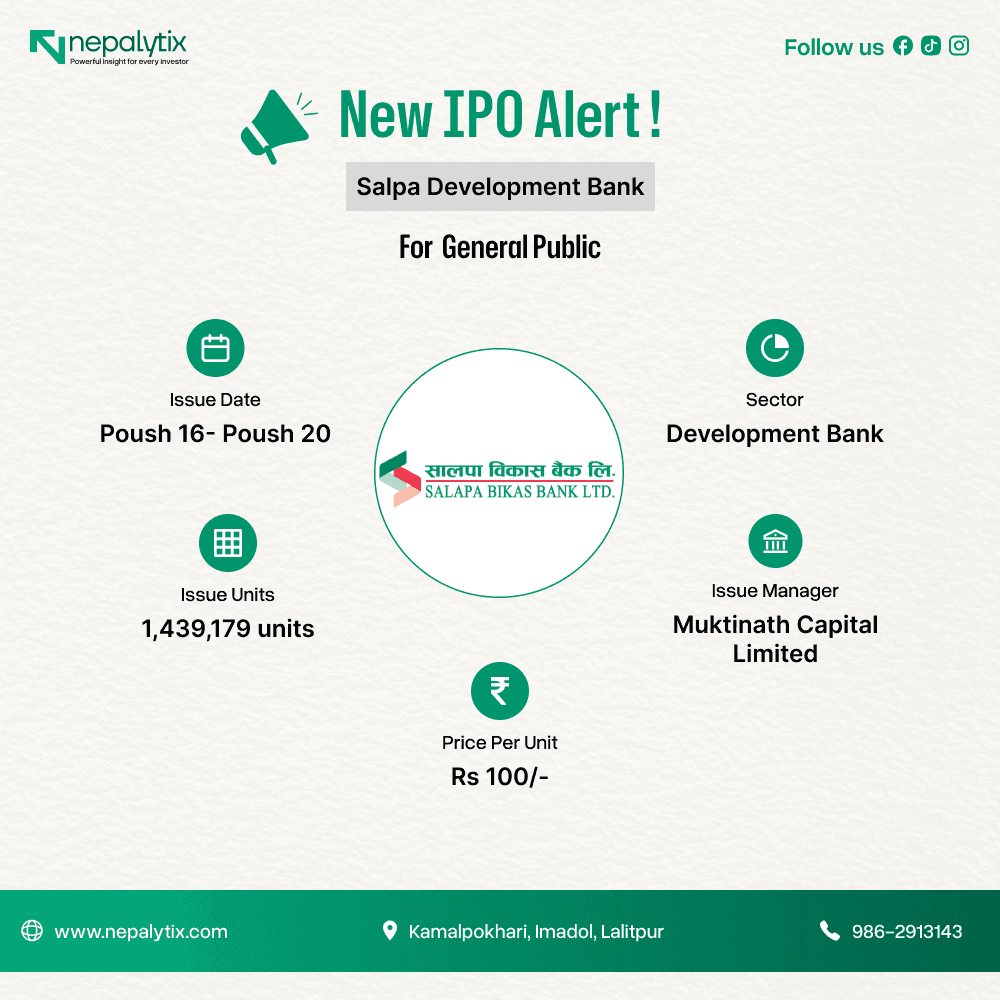 Last Day to Apply for Salpa Development Bank IPO
