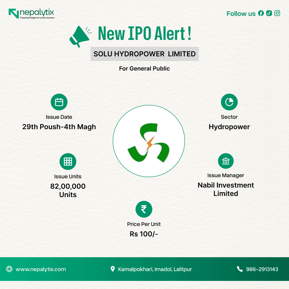 Solu Hydropower to Open IPO for General Public from Poush 29