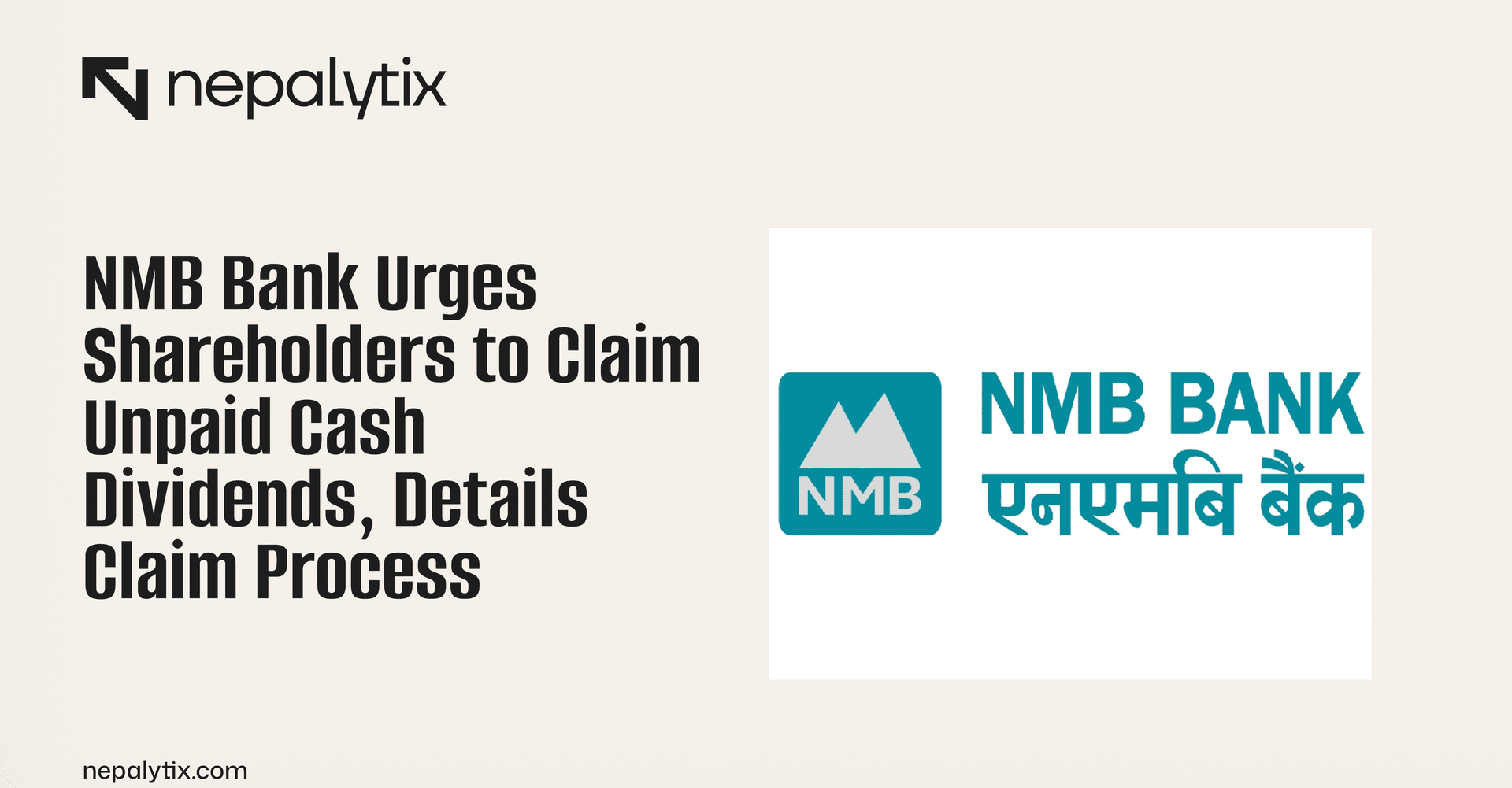 NMB Bank Urges Shareholders to Claim Unpaid Cash Dividends, Details Claim Process