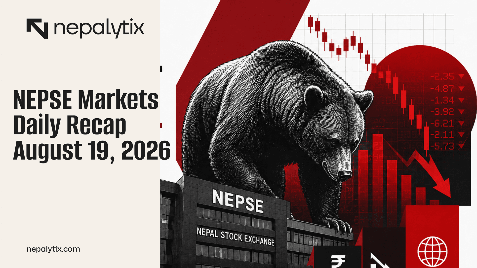 NEPSE Markets Daily Recap August 19, 2026: No blocks, no debenture, no distortion and no direction