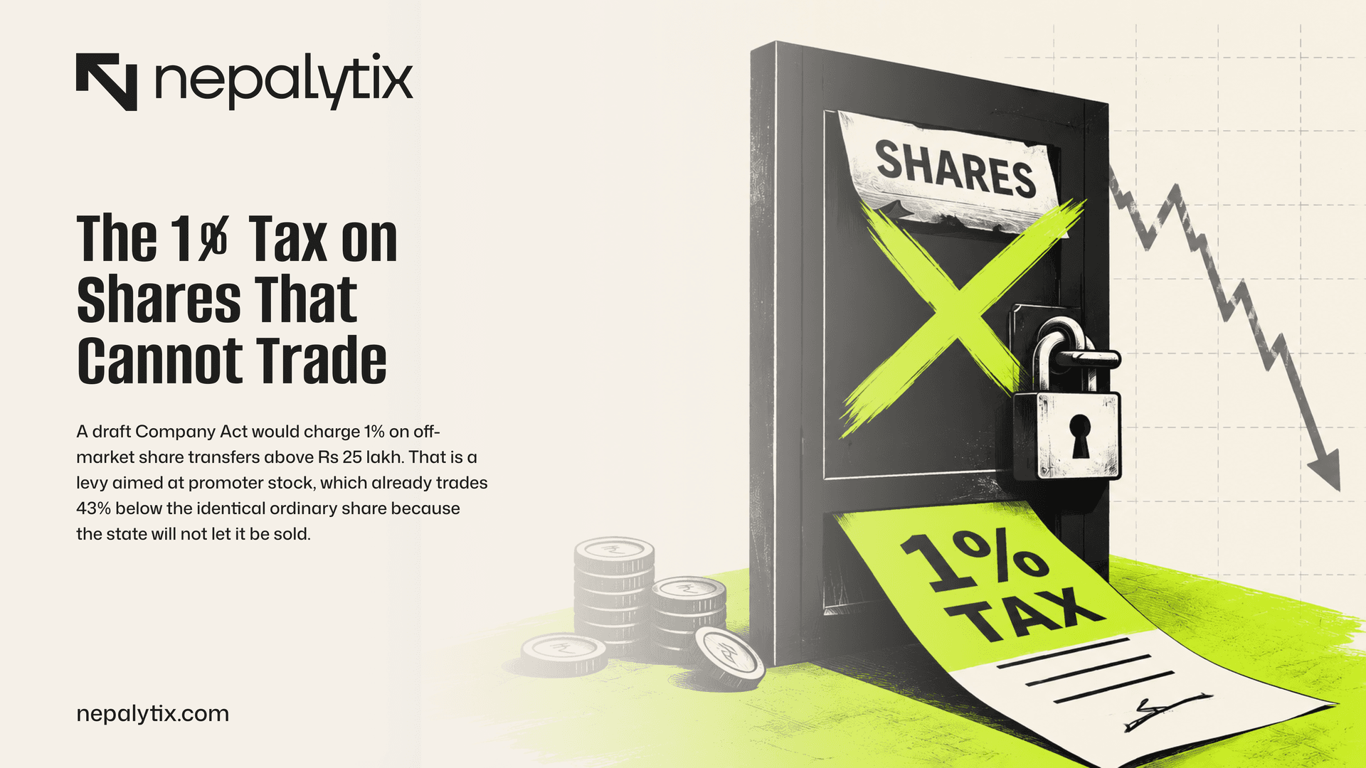 The 1% Tax on Shares That Cannot Trade