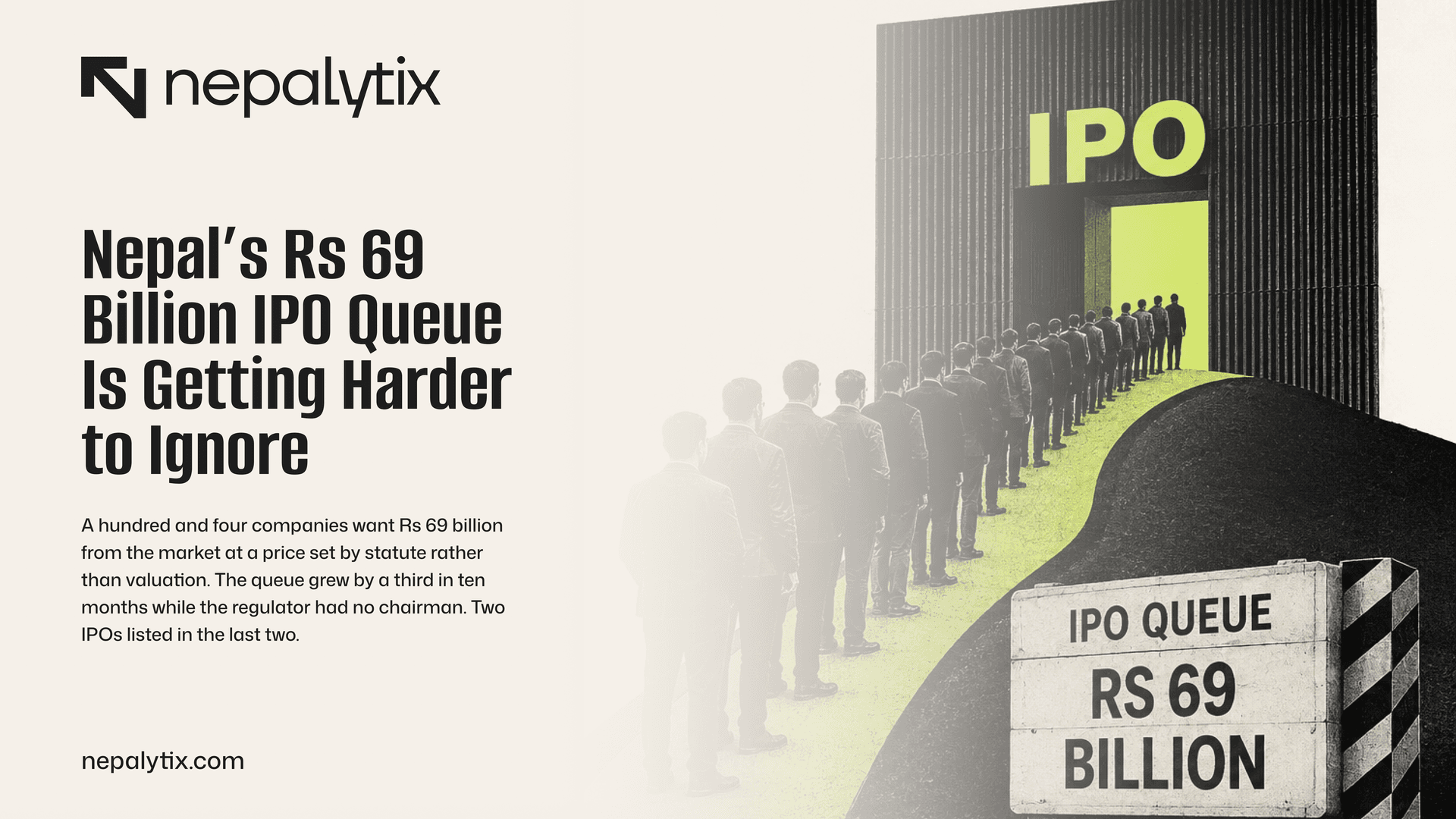 Nepal Has 104 IPOs Waiting. The Rs 100 Price Is the Real Problem
