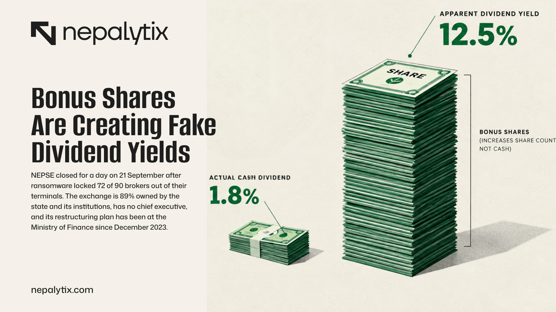 Bonus Shares Are Creating Fake Dividend Yield