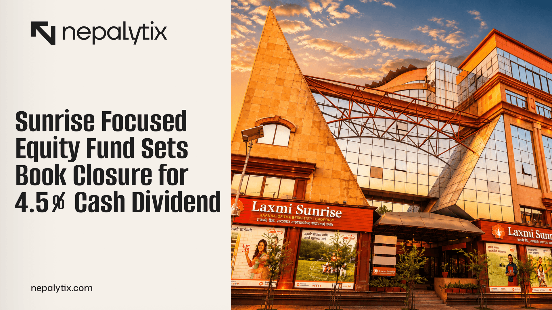 Sunrise Focused Equity Fund Sets Book Closure for 4.5% Cash Dividend