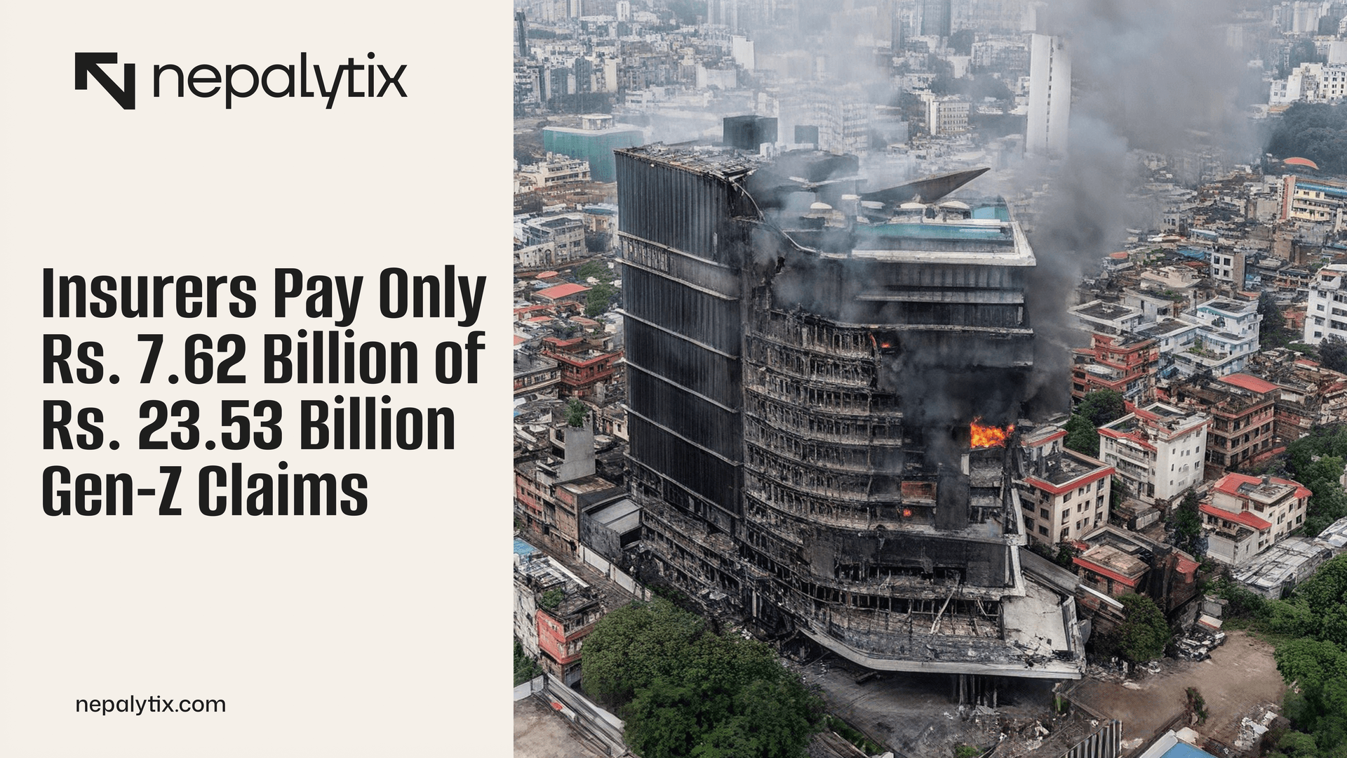 Insurers Pay Only Rs. 7.62 Billion of Rs. 23.53 Billion Gen-Z Claims