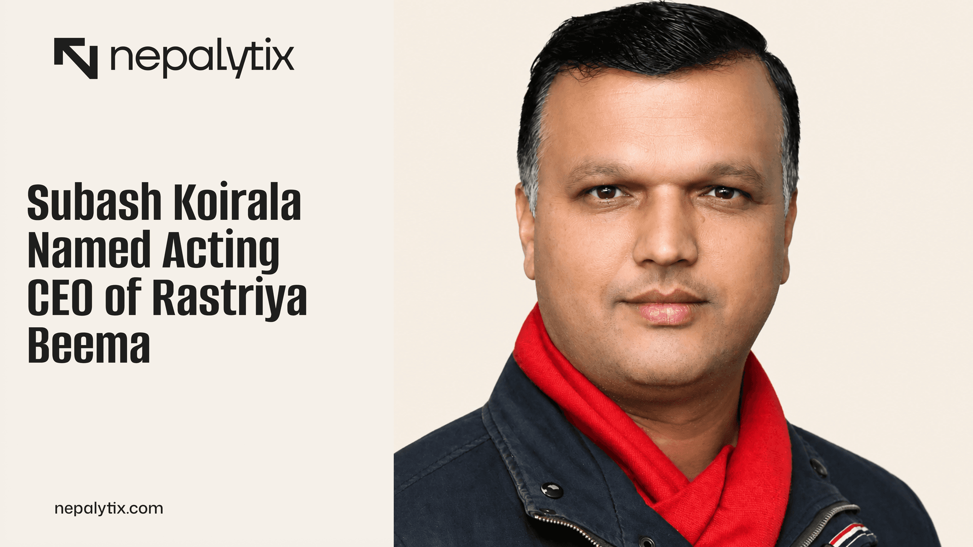Subash Koirala Named Acting CEO of Rastriya Beema