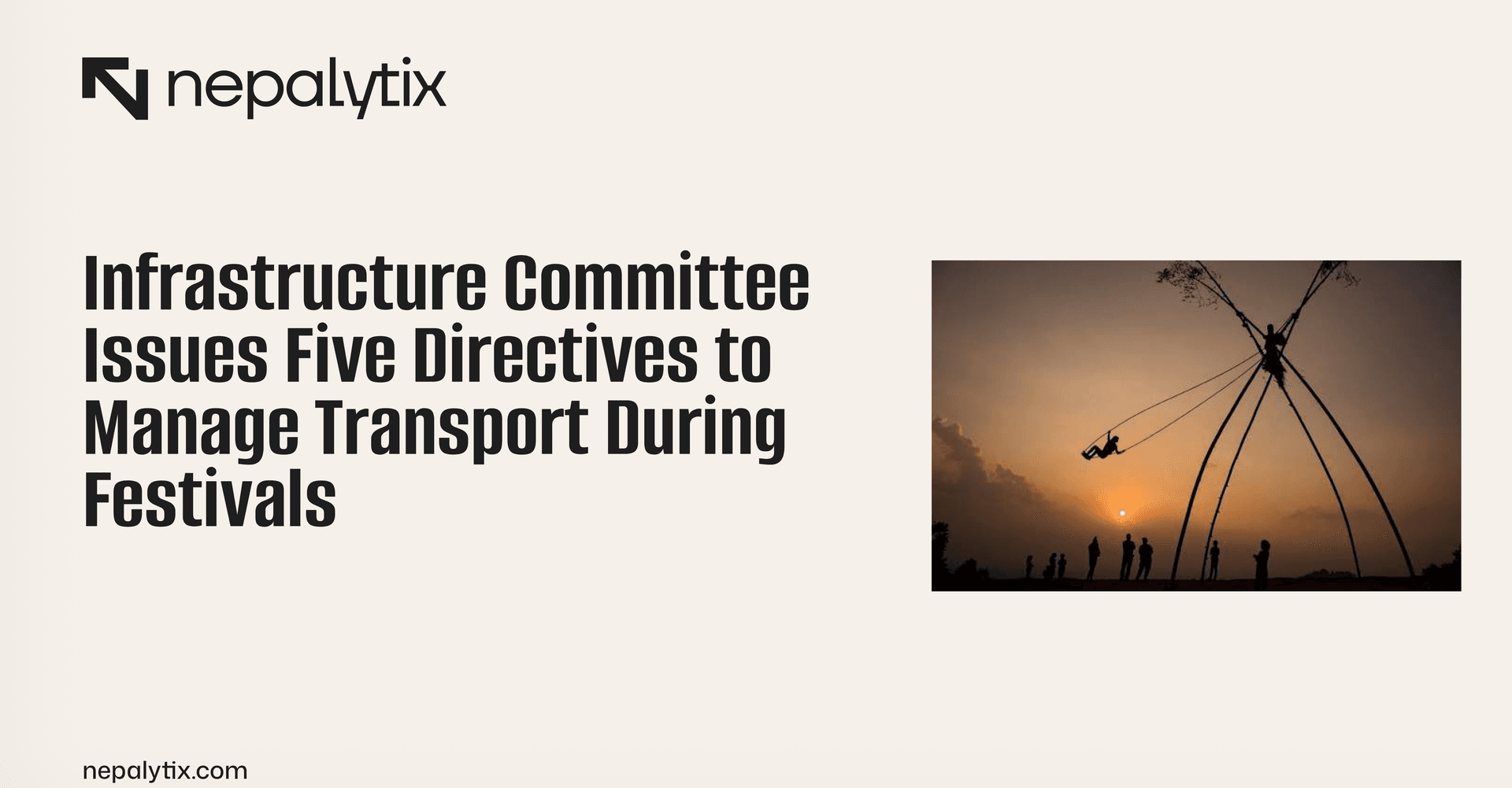 Infrastructure Committee Issues Five Directives to Manage Transport During Festivals