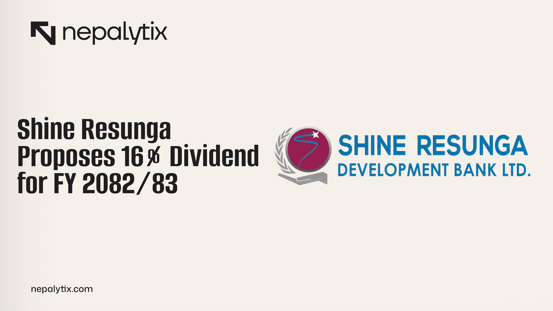 Shine Resunga Proposes 16% Dividend for FY 2082/83