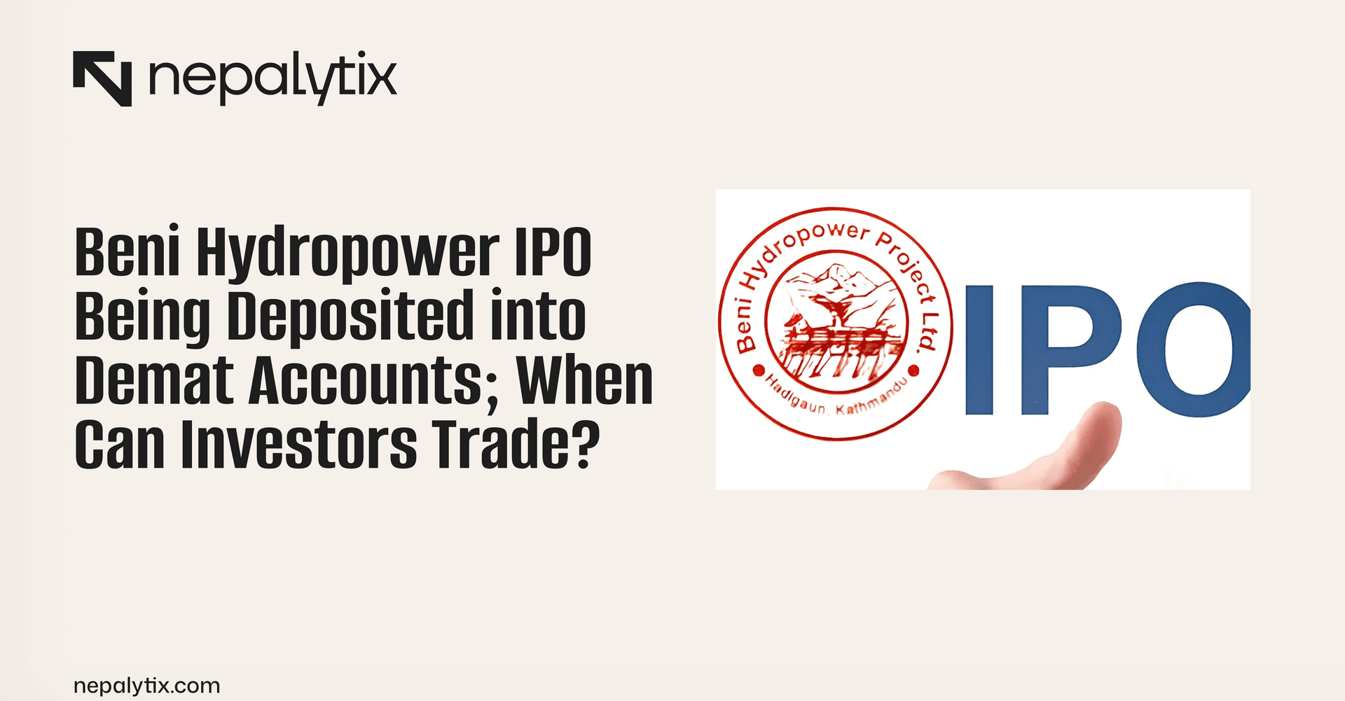 Beni Hydropower IPO Being Deposited into Demat Accounts; When Can Investors Trade?
