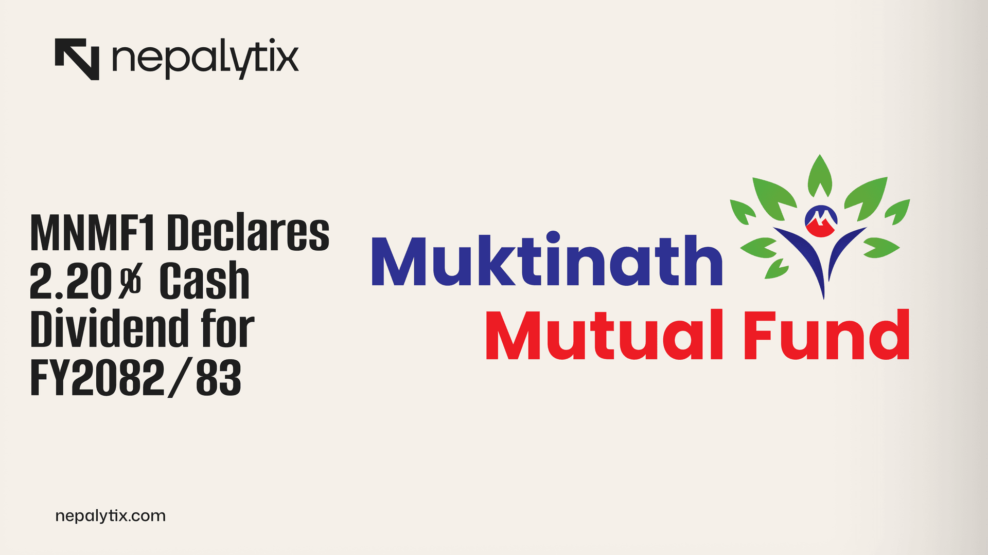MNMF1 Declares 2.20% Cash Dividend for FY2082/83