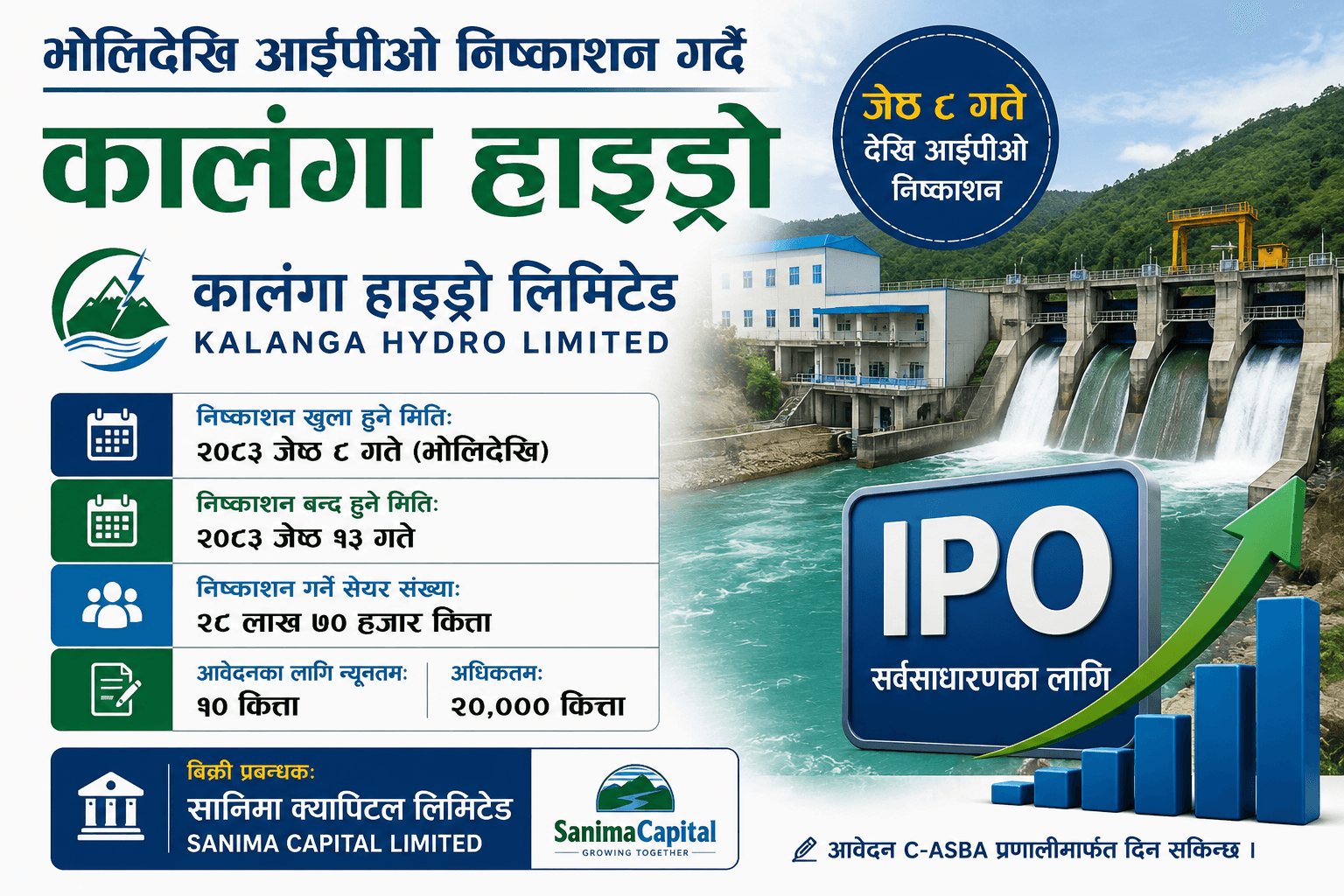 Kalanga Hydro to Launch IPO for General Public From May 22
