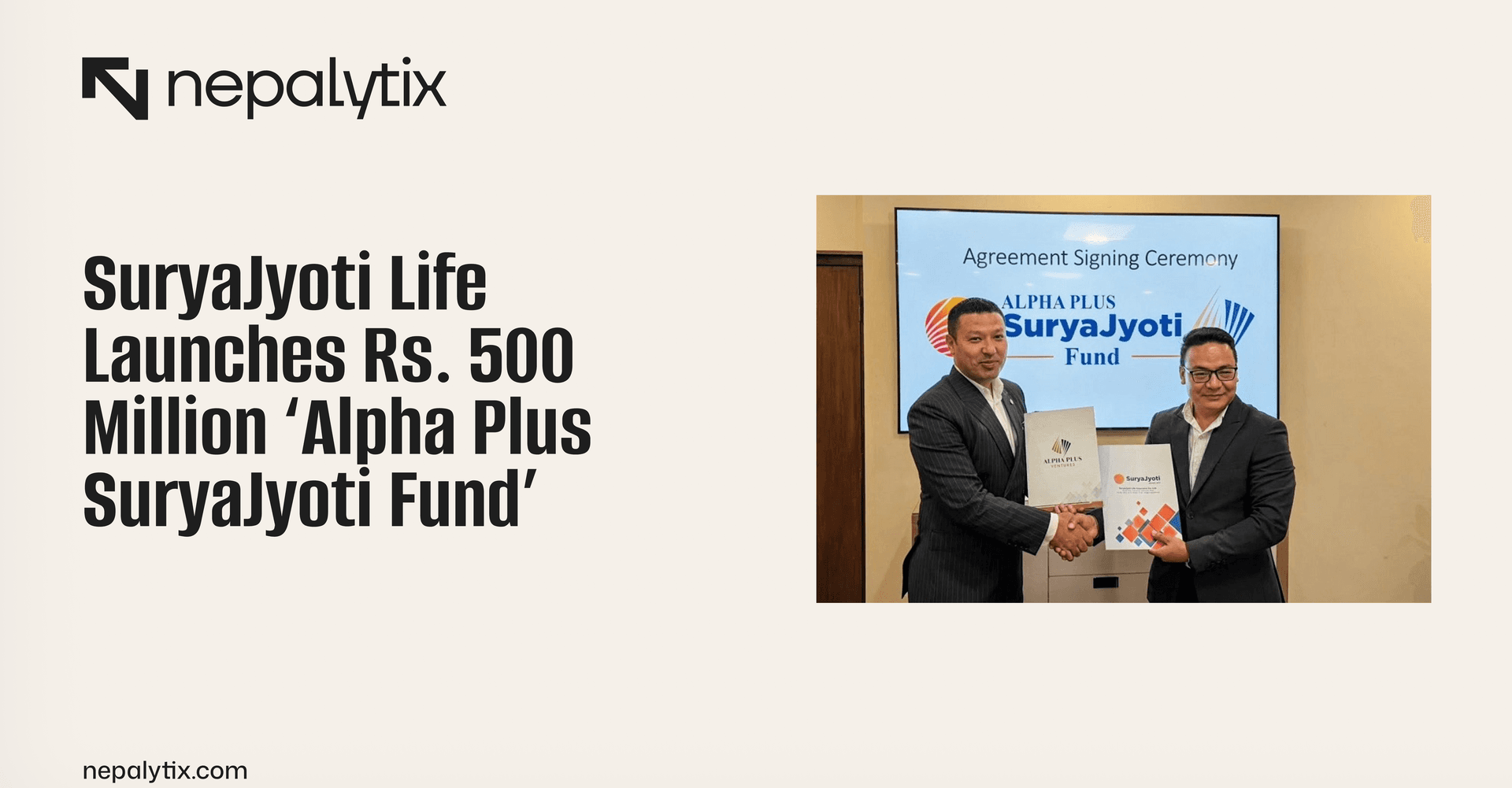 SuryaJyoti Life Launches Rs. 500 Million ‘Alpha Plus SuryaJyoti Fund’