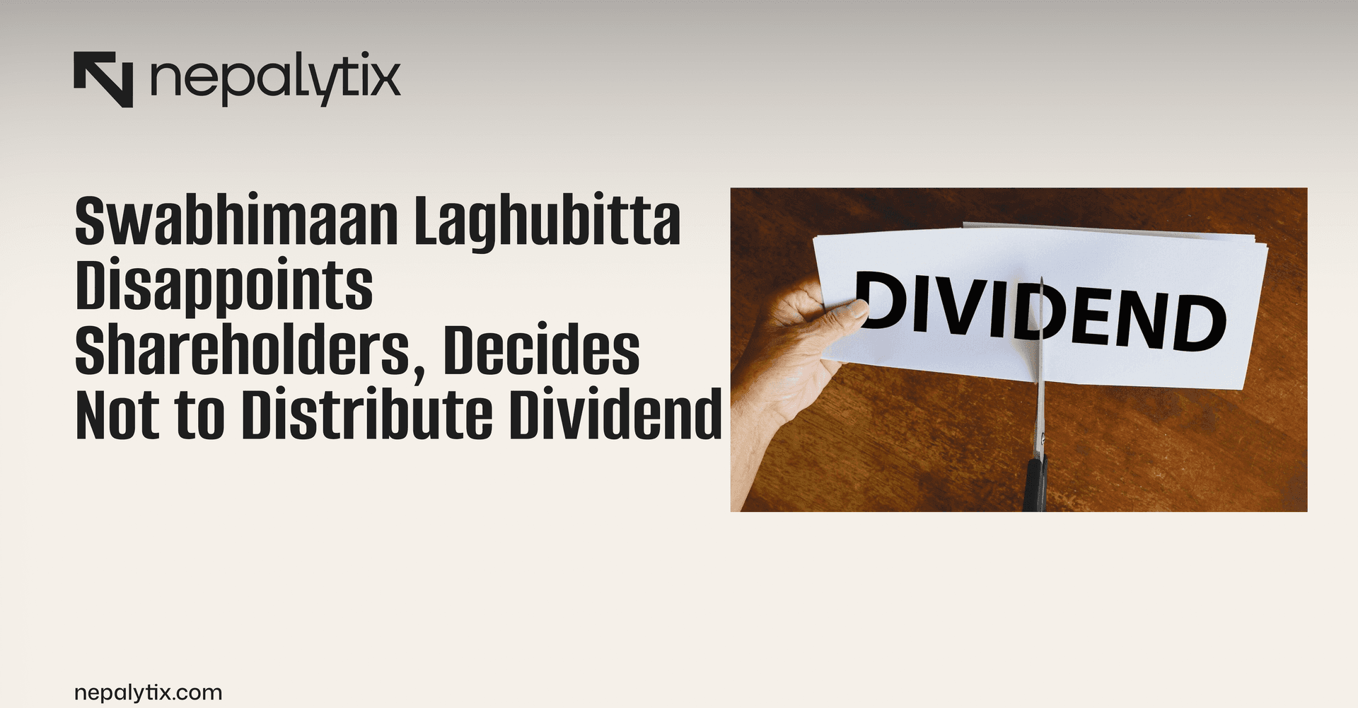 Swabhimaan Laghubitta Disappoints Shareholders, Decides Not to Distribute Dividend
