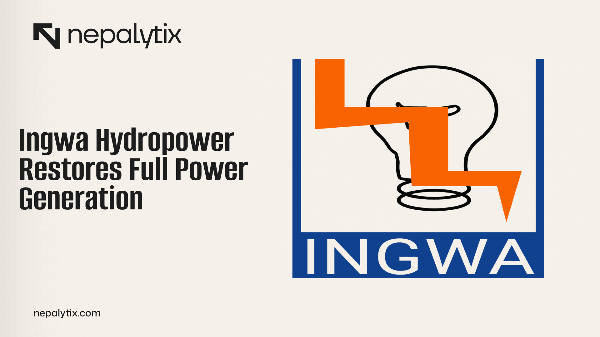 Ingwa Hydropower Resumes Full Power Generation