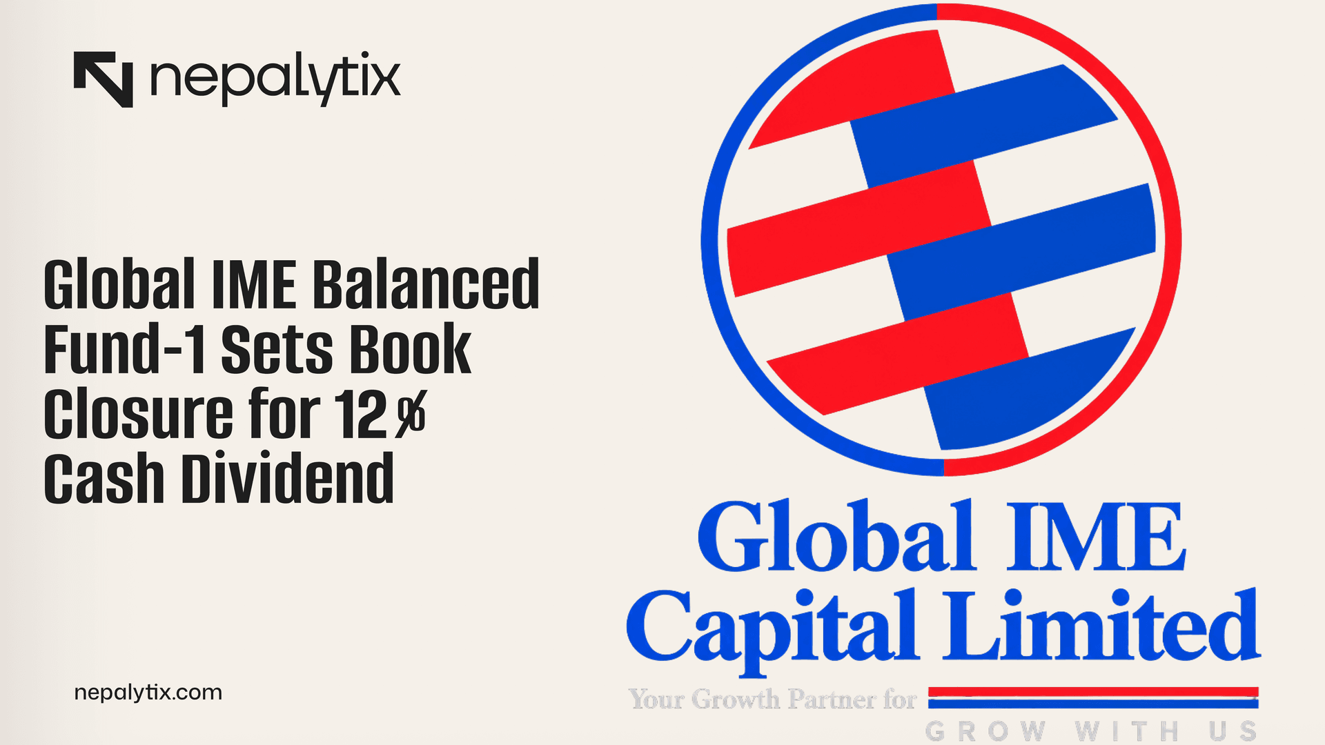 Global IME Balanced Fund-1 Sets Book Closure for 12% Cash Dividend