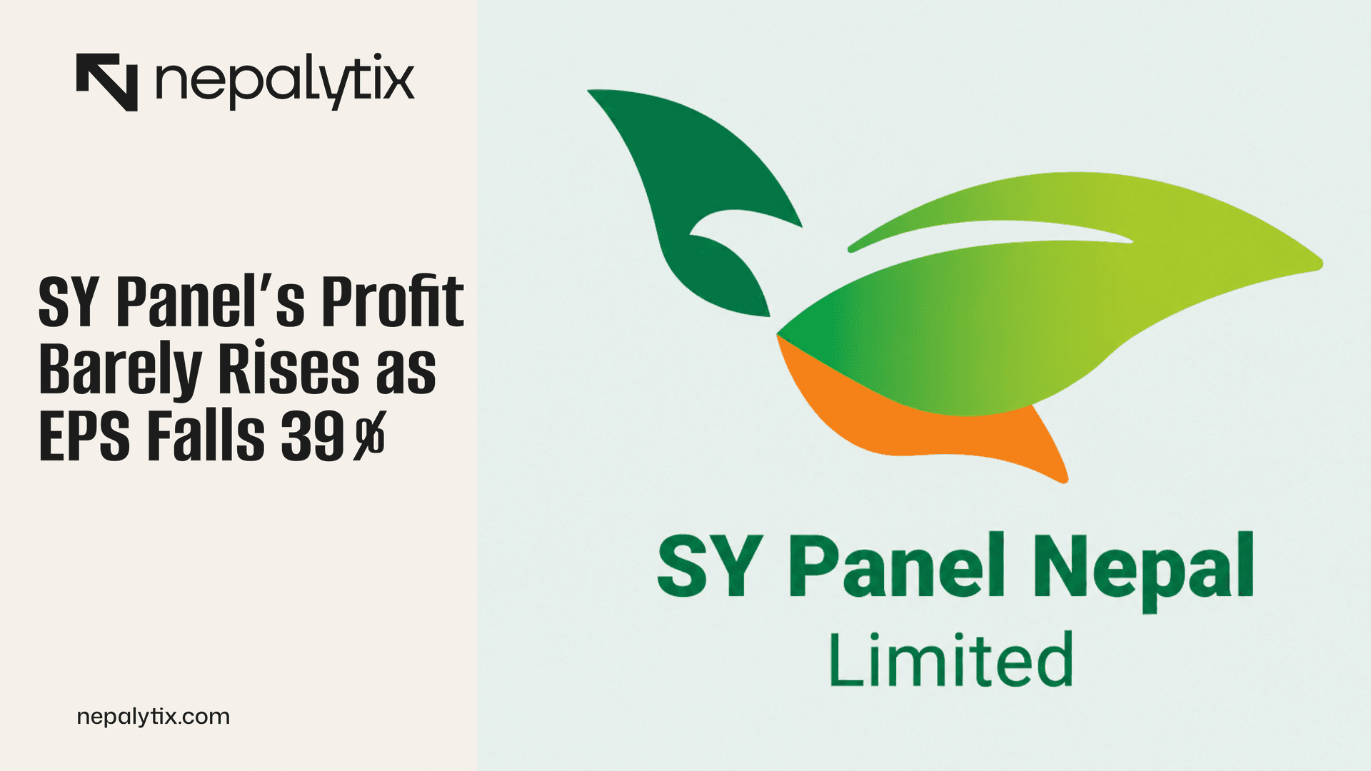 SY Panel’s Profit Barely Rises as EPS Falls 39%
